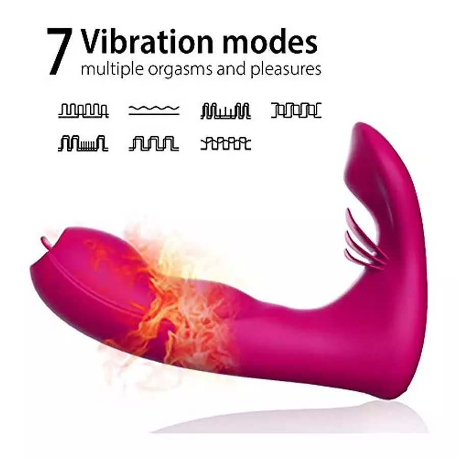 Remote Control Vibrator for Panties with Magnetic Clip Sex Toys Butterfly Vibrators for Women with 7 Vibration Modes Waterproof 