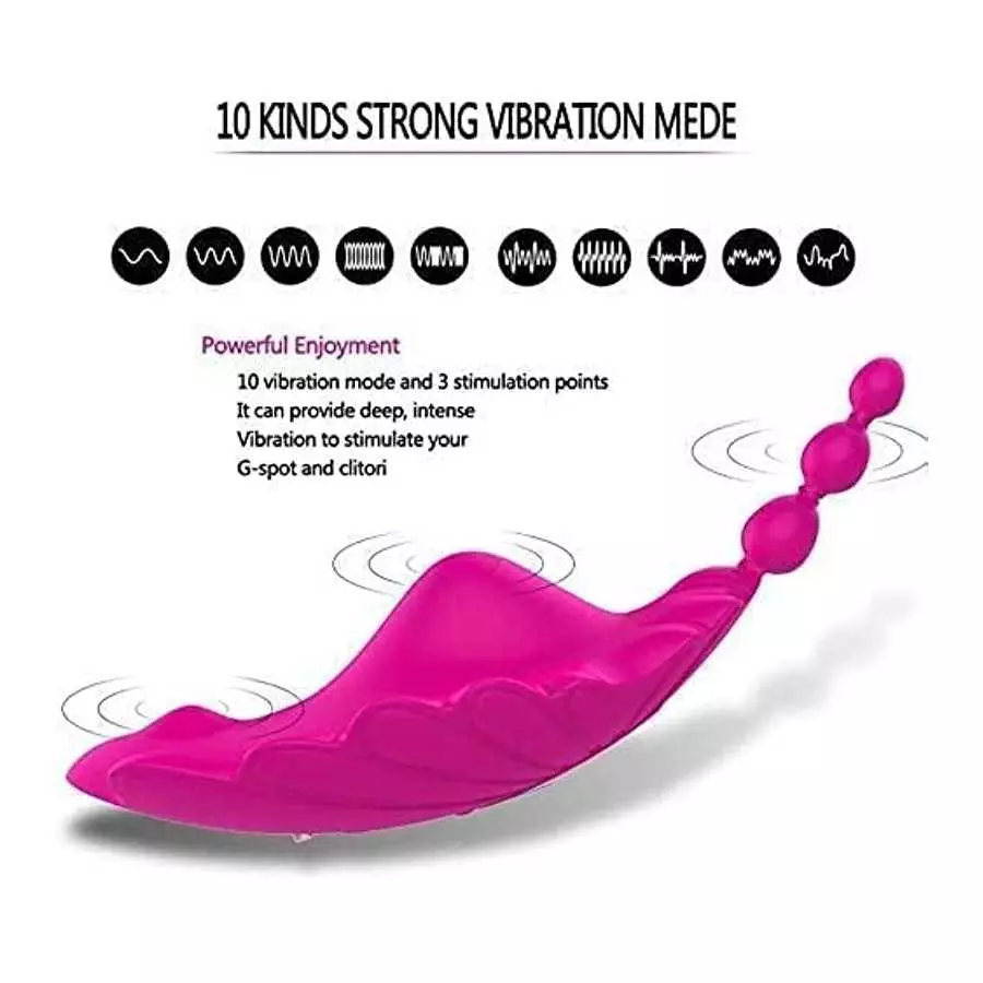 Wearable Panty Vibrator Remote Control Vibrator Female Vibrator Remote Control Anal Massager Stimulator Vibrator Portable