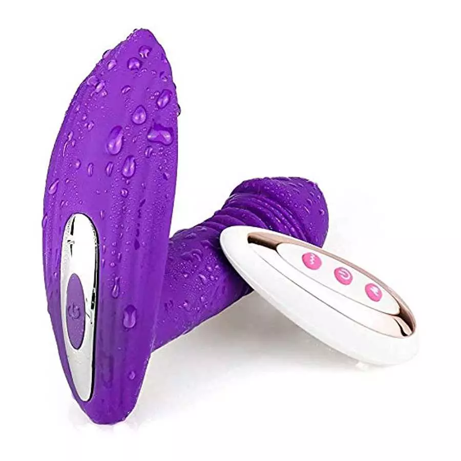 Remote Control Panty Vibrator with Wearable Panty Vibrator, 9 Vibrations Vibrator, Dual Motor Clitoral Stimulator Adult Toy for 