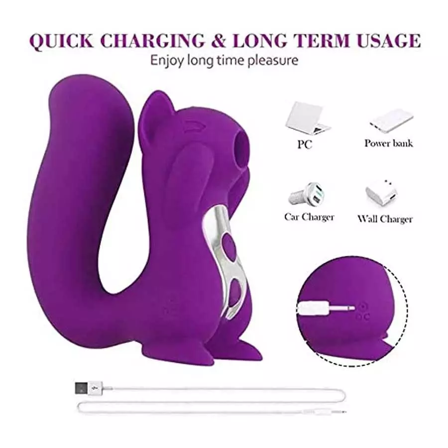 Squirrel Sucking Toys Sensory Toys for Women and Men Pleasure Sexual Wellness Pleasure Tools Adult Massage Couples Game Pressure