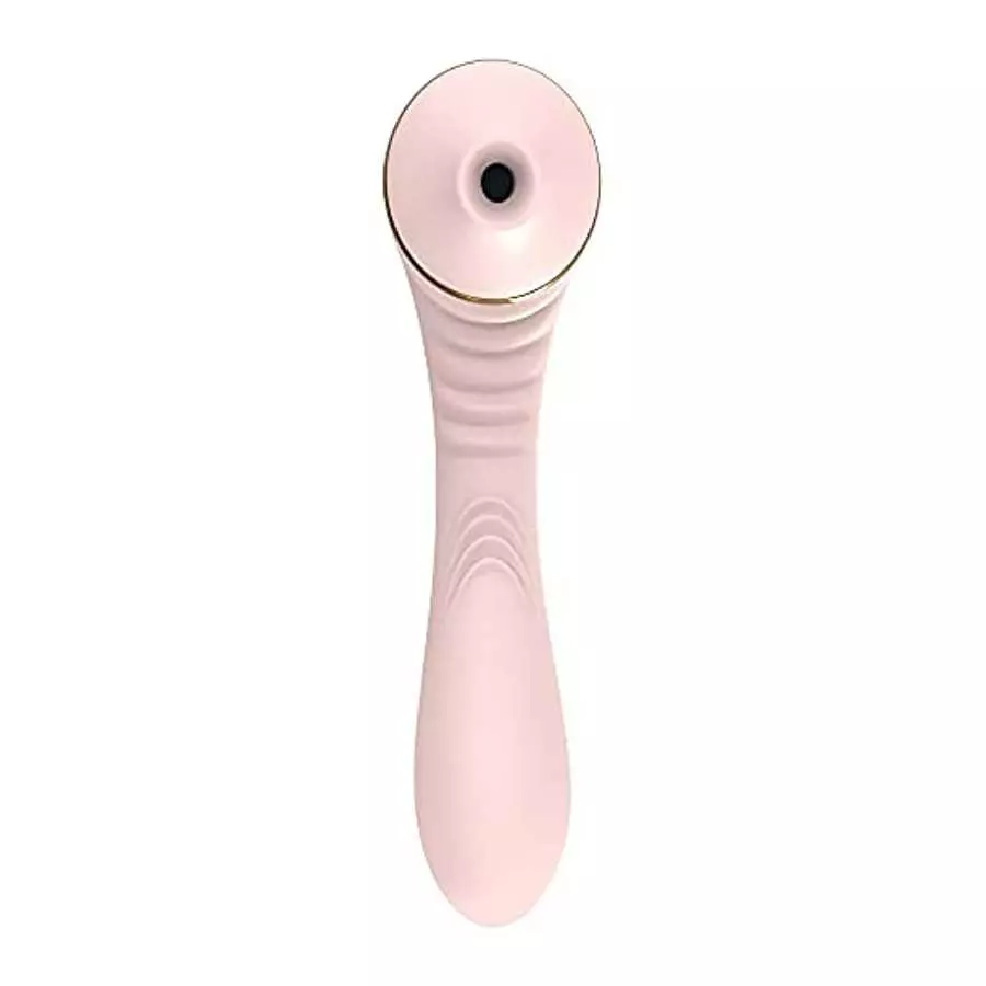 Vibrating Vibrator Clitoralis Stimulator for Women Quiet Cordless Thrusting Soft Waterproof Sucker Nipple Dual Motor Tongue Heat