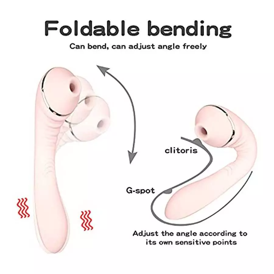 Vibrating Vibrator Clitoralis Stimulator for Women Quiet Cordless Thrusting Soft Waterproof Sucker Nipple Dual Motor Tongue Heat