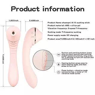 Vibrating Vibrator Clitoralis Stimulator for Women Quiet Cordless Thrusting Soft Waterproof Sucker Nipple Dual Motor Tongue Heat Vibrating Vibrator Clitoralis Stimulator for Women Quiet Cordless Thrusting Soft Waterproof Sucker Nipple Dual Motor Tongue Heat