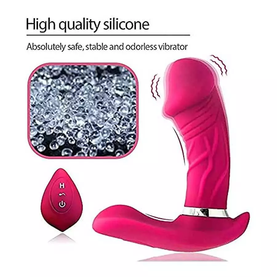 Remote Control Wearable Panty Clitoral Vibrator, G-spot Clitoris Vibrating Panty Butterfly Vibrator with 9 Vibration Massager Mi