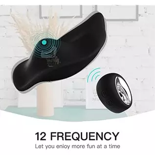 Vibrating Panties Wearable Panty Vibrator Aldult Toy for Women with Wireless Remote Control Clit Vibrator Body-Safe Silicone 12 