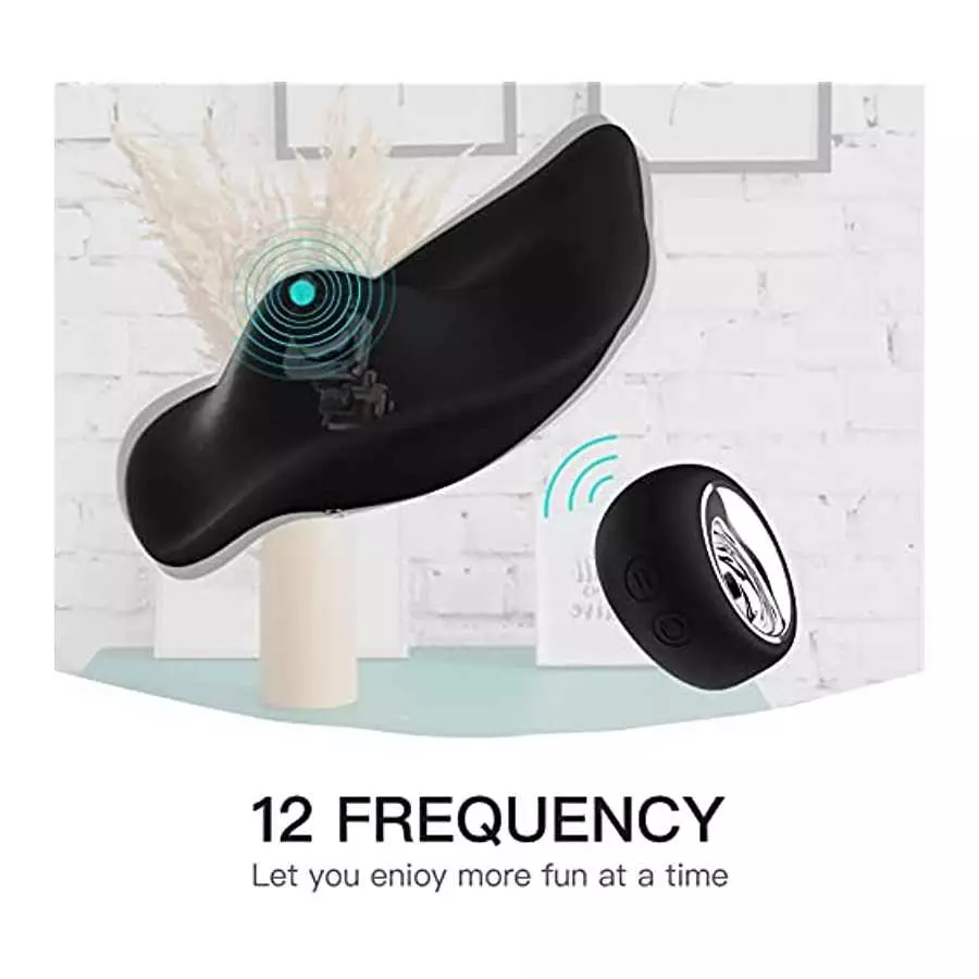 Vibrating Panties Wearable Panty Vibrator Aldult Toy for Women with Wireless Remote Control Clit Vibrator Body-Safe Silicone 12 