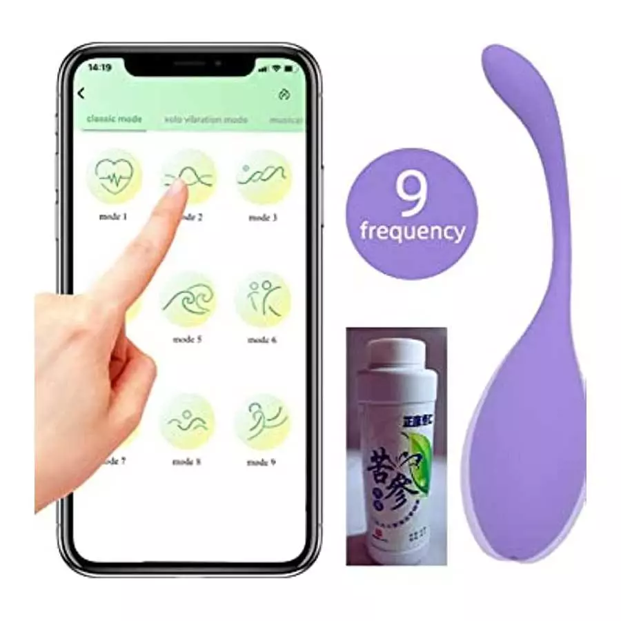 Bluetooth Pelvic Floor Exerciser Starter Kit -Doctor Recommended, Strengthen Bladder Control with Sanitizer for This sex toys co