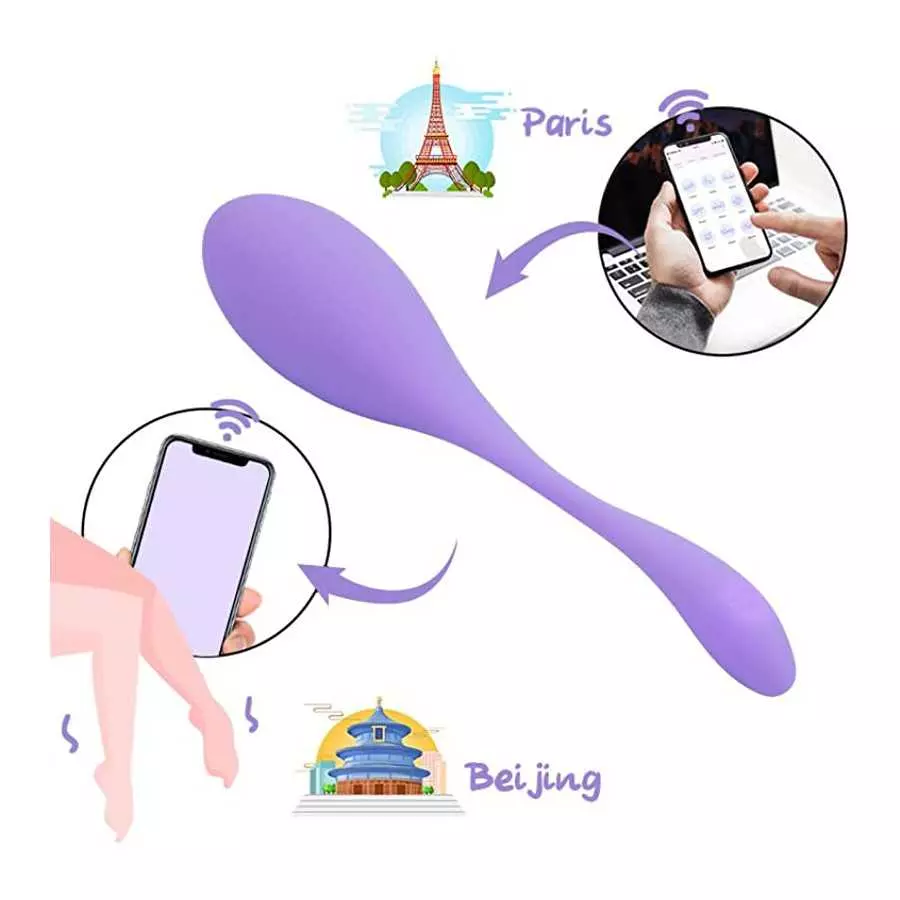 Bluetooth Pelvic Floor Exerciser Starter Kit -Doctor Recommended, Strengthen Bladder Control with Sanitizer for This sex toys co