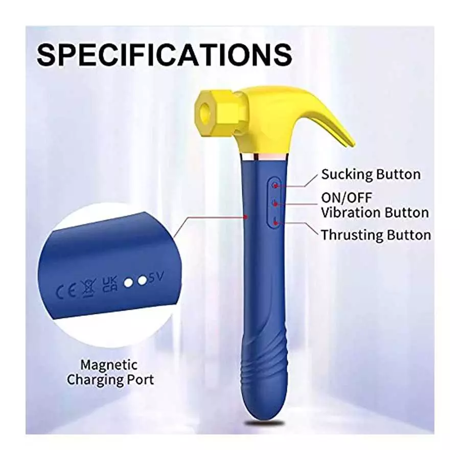 MOONA Multifunctional Hammer Vibrator Sex Machine Clit Sucking Nipple Stimulation Telescopic Dildo Vaginal Massage G Spot Mastur