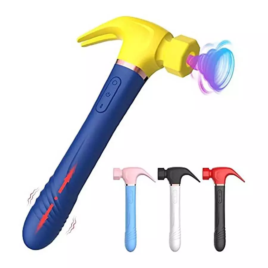 MOONA Multifunctional Hammer Vibrator Sex Machine Clit Sucking Nipple Stimulation Telescopic Dildo Vaginal Massage G Spot Mastur