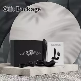Couple Vibrator with Dual Penis Ring, 10 Vibrating Mode G-spot and Clitor Simulator 3 in 1 Vibrator Rechargeable Waterproof Adul Couple Vibrator with Dual Penis Ring, 10 Vibrating Mode G-spot and Clitor Simulator 3 in 1 Vibrator Rechargeable Waterproof Adul
