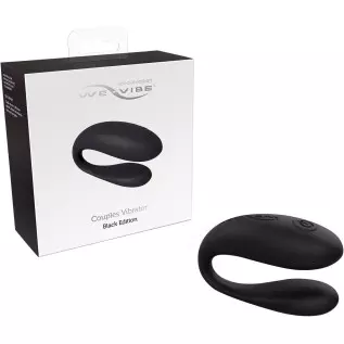 We-Vibe Couples Vibrator Dual Motor Clitoral Stimulator & G Spot Vibrating Sex Toy for Women & Couples, Black We-Vibe Couples Vibrator Dual Motor Clitoral Stimulator & G Spot Vibrating Sex Toy for Women & Couples, Black