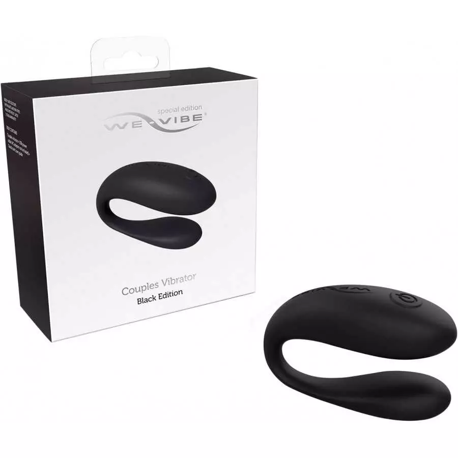 We-Vibe Couples Vibrator Dual Motor Clitoral Stimulator & G Spot Vibrating Sex Toy for Women & Couples, Black