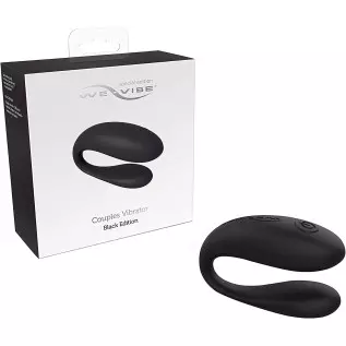 We-Vibe Couples Vibrator Dual Motor Clitoral Stimulator & G Spot Vibrating Sex Toy for Women & Couples, Black We-Vibe Couples Vibrator Dual Motor Clitoral Stimulator & G Spot Vibrating Sex Toy for Women & Couples, Black