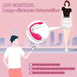 Bullet Vibrator, Wearable Panty G-spot Vibrator Dildo with APP Control, Atfly Egg Style Remote Control Vibrator Bullet Adult Sex Bullet Vibrator, Wearable Panty G-spot Vibrator Dildo with APP Control, Atfly Egg Style Remote Control Vibrator Bullet Adult Sex
