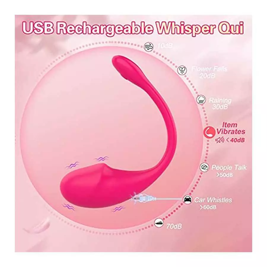 Bullet Vibrator, Wearable Panty G-spot Vibrator Dildo with APP Control, Atfly Egg Style Remote Control Vibrator Bullet Adult Sex