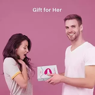 LOVENSE Dolce Couples Vibrator, Bluetooth Clitoris & G-spot Bullet Vibrator for Women, App Controlled Stimulator Massager with 1 LOVENSE Dolce Couples Vibrator, Bluetooth Clitoris & G-spot Bullet Vibrator for Women, App Controlled Stimulator Massager with 1