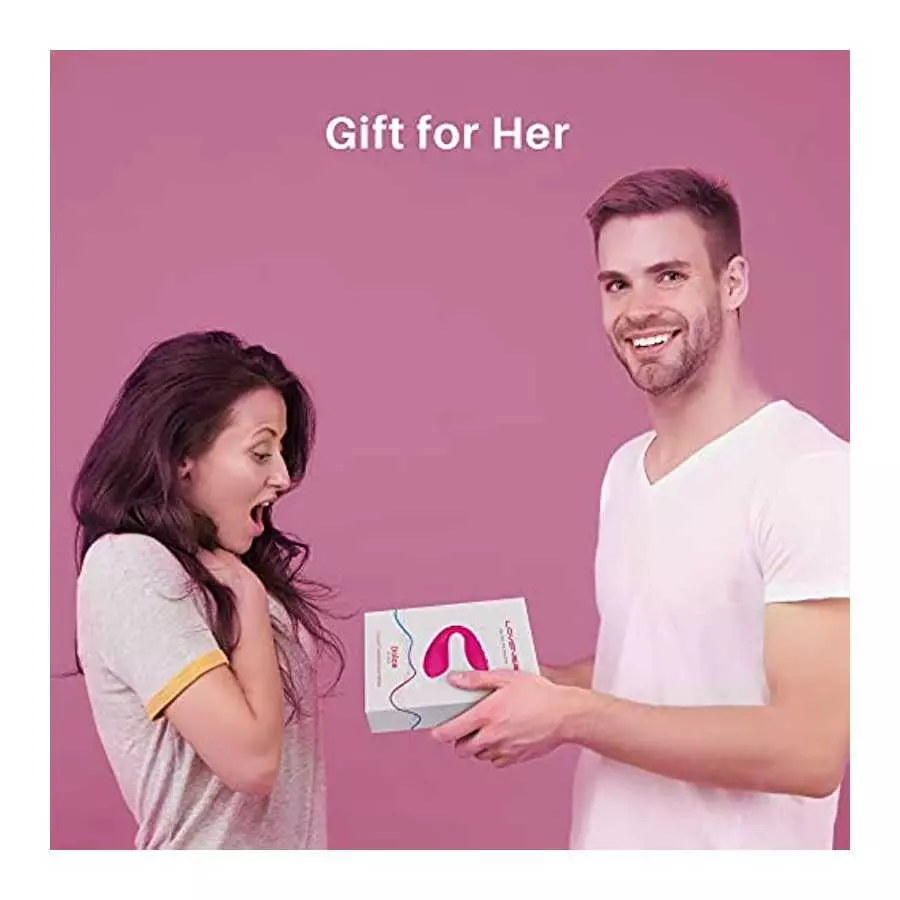 LOVENSE Dolce Couples Vibrator, Bluetooth Clitoris & G-spot Bullet Vibrator for Women, App Controlled Stimulator Massager with 1