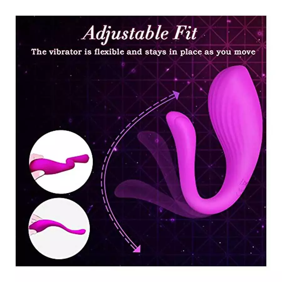 Wearable Clitoris G spot Vibrator, APP Remote Control Adult Women Couples Sex Toys Games, Healexcer Female Couple Panty Egg Vibr