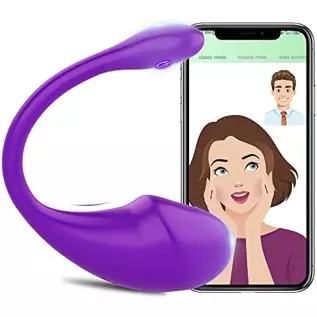 Bullet Vibrator, Wearable Panty G-spot Vibrator Dildo with APP Control, Sex Toys for Women with 10 Vibration Modes, Bluetooth Re