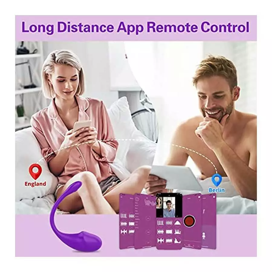 Bullet Vibrator, Wearable Panty G-spot Vibrator Dildo with APP Control, Sex Toys for Women with 10 Vibration Modes, Bluetooth Re