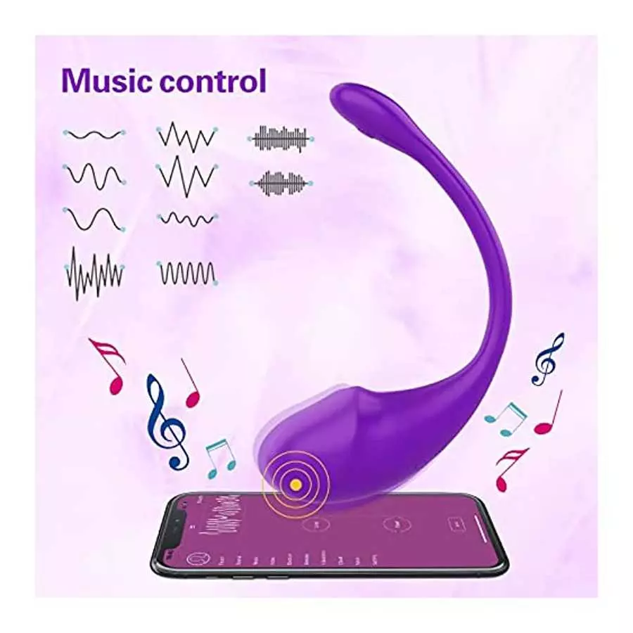 Bullet Vibrator, Wearable Panty G-spot Vibrator Dildo with APP Control, Sex Toys for Women with 10 Vibration Modes, Bluetooth Re