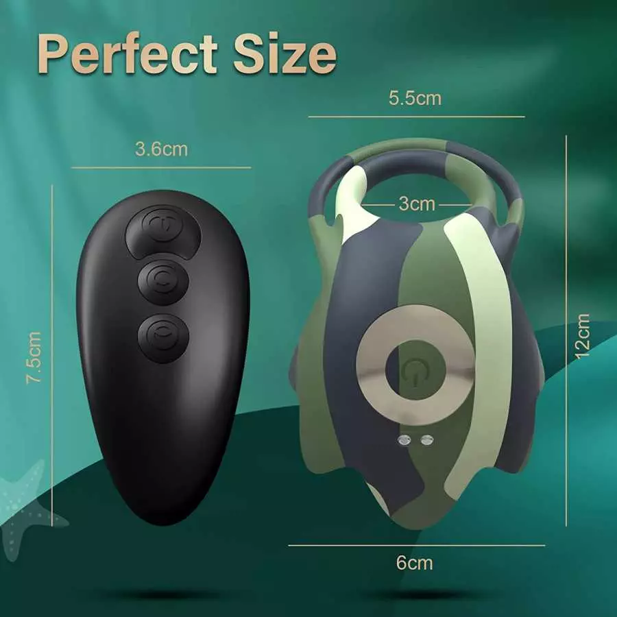 Vibrating Cock Ring, Penis Ring Vibrator with 10 Vibration Modes & USB Rechargeable, Silicone Adult Sex Toy for Men Male, G spot