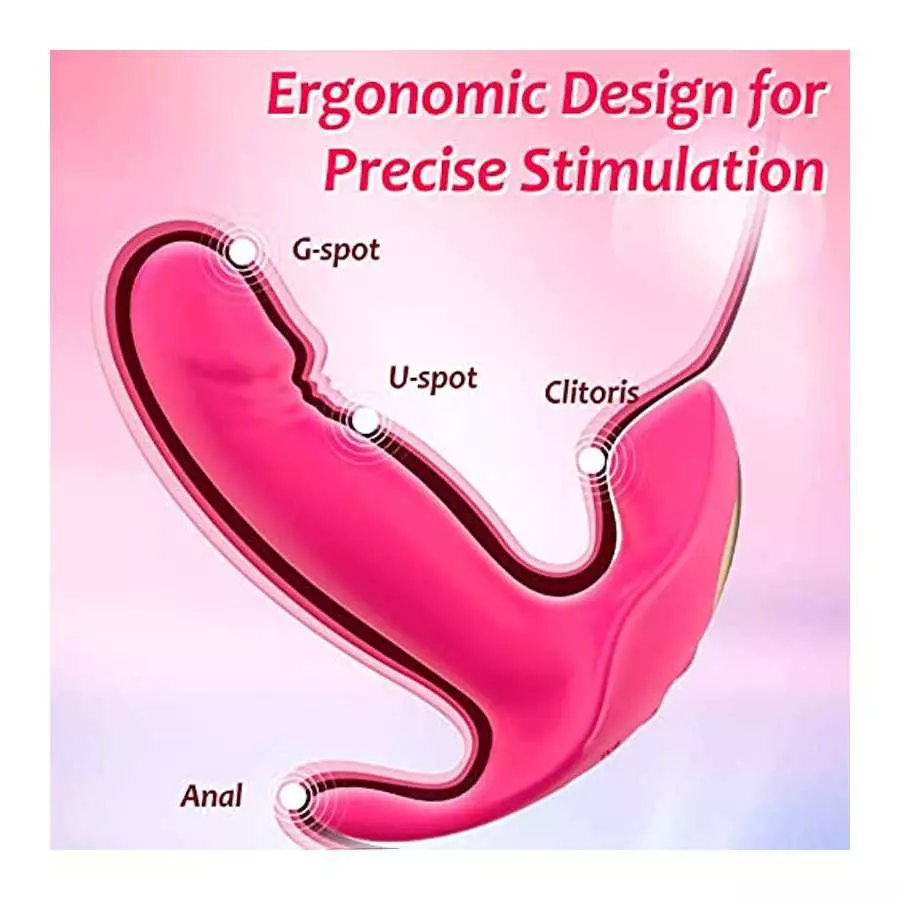 Wearable G Spot Dildo Vibrators Adult Sex Toys for Women or Men, App Remote Control Panty Clit Mini Vibrator with 10 Quickly Wig