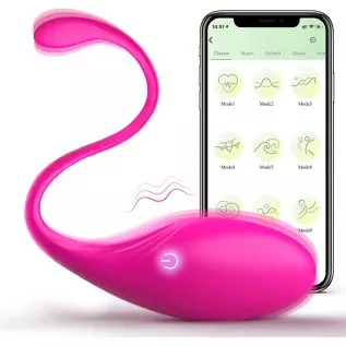 Adult Sex Toys Women Sex Toy-Bluetooth Wearable Panty Couple Dildo Vibrator with 9 Vibrations,Rechargeable APP and Remote Contro
