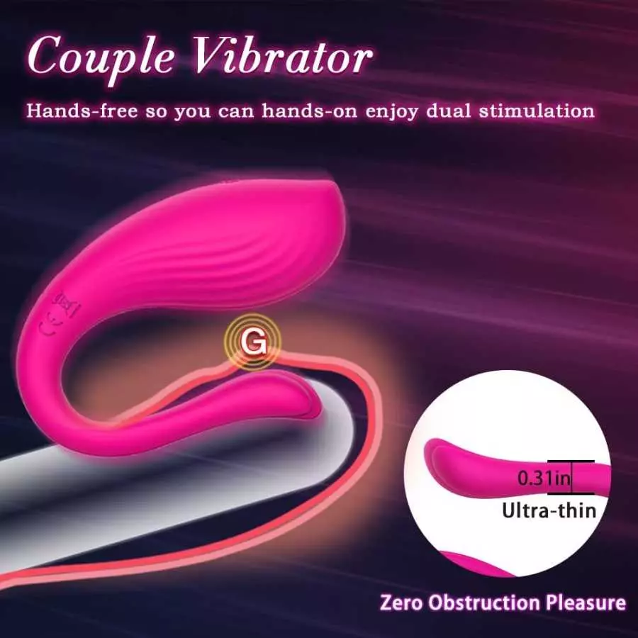 APP & Remote Control Vibrating Panties Wearable Vibrator, Healexcer Smartphones Dual Motors Adult Sex Toys for Women Couples Ple