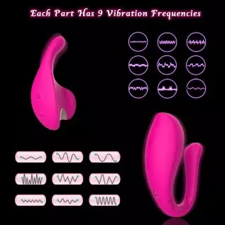 APP & Remote Control Vibrating Panties Wearable Vibrator, Healexcer Smartphones Dual Motors Adult Sex Toys for Women Couples Ple