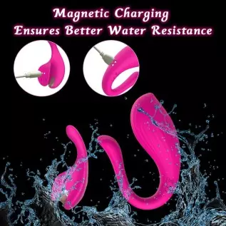 APP & Remote Control Vibrating Panties Wearable Vibrator, Healexcer Smartphones Dual Motors Adult Sex Toys for Women Couples Ple