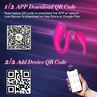 APP & Remote Control Vibrating Panties Wearable Vibrator, Healexcer Smartphones Dual Motors Adult Sex Toys for Women Couples Ple