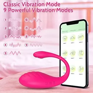 Couple Vibrator Toy - Wearable Panty Vibrator Toy With App Control, Remote Control Vibrator G-spot Vibrator With 9 Powerful Vibr
