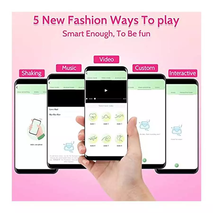 Couple Vibrator Toy - Wearable Panty Vibrator Toy With App Control, Remote Control Vibrator G-spot Vibrator With 9 Powerful Vibr