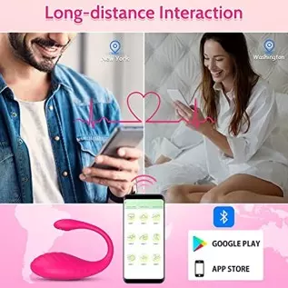 Couple Vibrator Toy - Wearable Panty Vibrator Toy With App Control, Remote Control Vibrator G-spot Vibrator With 9 Powerful Vibr