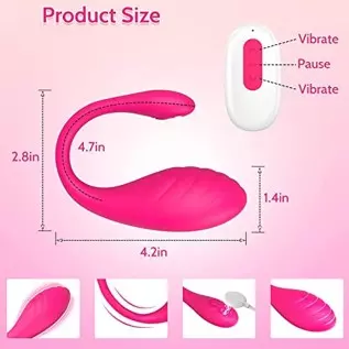 Couple Vibrator Toy - Wearable Panty Vibrator Toy With App Control, Remote Control Vibrator G-spot Vibrator With 9 Powerful Vibr