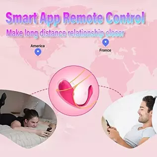 Vibrating Wearable G-spot Egg Vibrator, Smart APP Remote Control Pantie Vibe Dildo Anal Sex Toys with 10 Vibration Modes, Waterp Vibrating Wearable G-spot Egg Vibrator, Smart APP Remote Control Pantie Vibe Dildo Anal Sex Toys with 10 Vibration Modes, Waterp