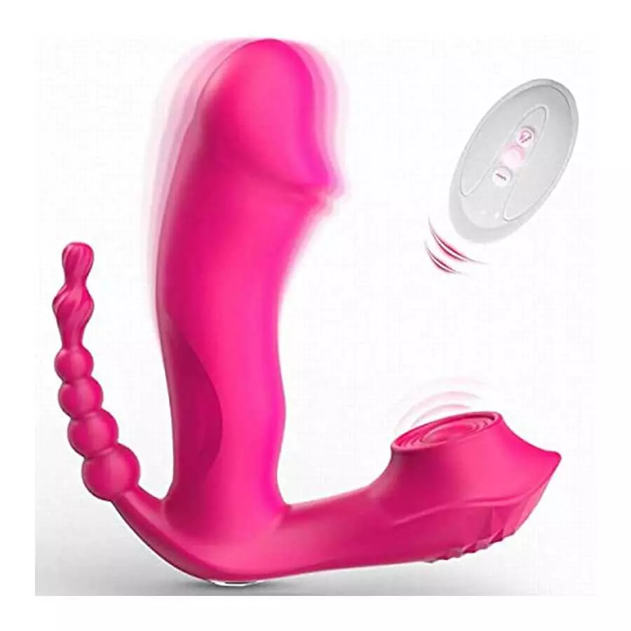 collahelper G Spot Clitoral Anal Vibrator Sex Toy with 7 Vibration Modes Waterproof Rechargeable Rose Toy Adult Toy for Women