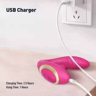 Tracy's Dog Clitoral Sucking Vibrator for Clit G Spot, Dual Stimulation Adult Sex Toys with 10 Suction and Vibration Patterns fo Tracy's Dog Clitoral Sucking Vibrator for Clit G Spot, Dual Stimulation Adult Sex Toys with 10 Suction and Vibration Patterns fo