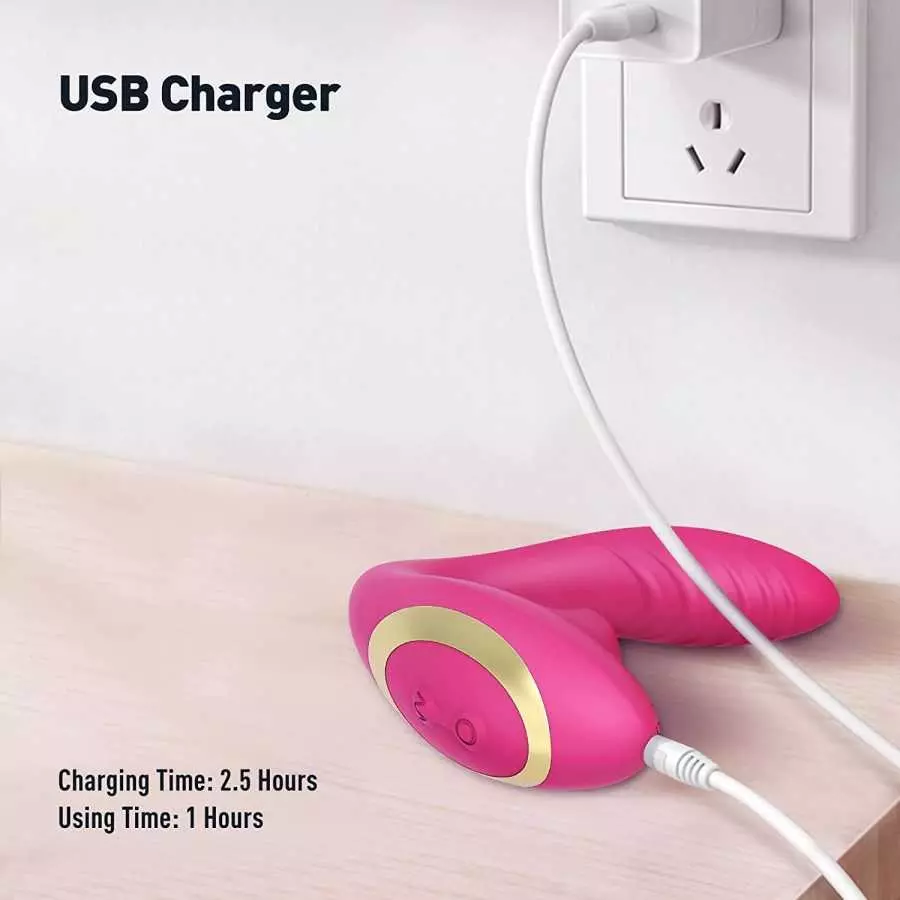 Tracy's Dog Clitoral Sucking Vibrator for Clit G Spot, Dual Stimulation Adult Sex Toys with 10 Suction and Vibration Patterns fo