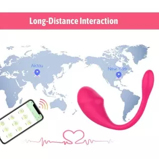 Wearable Panty G-spot Vibrator Dildo with APP Control, ELPENG Long Distance Silicone Vibrating Panties Vaginal Stimulator Clitor