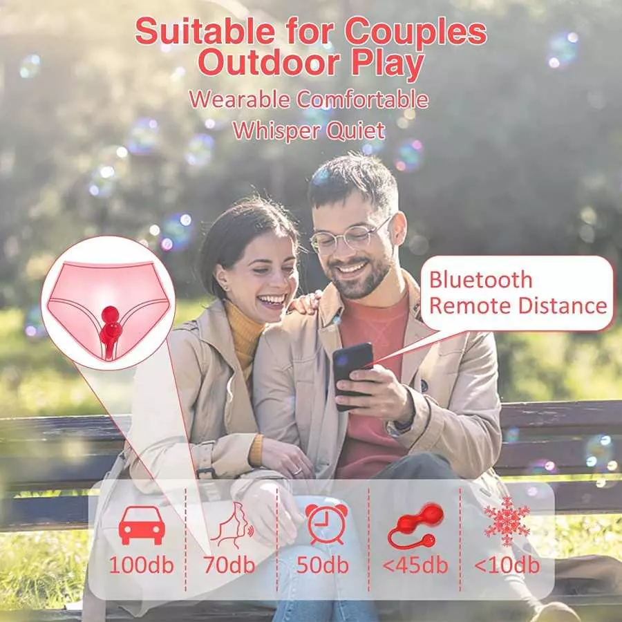 Wearable Panty G spot Bullet Vibrator with Remote & App Long Distance Control for G Spot Clit Stimulator,Vibrating Panties Vibra