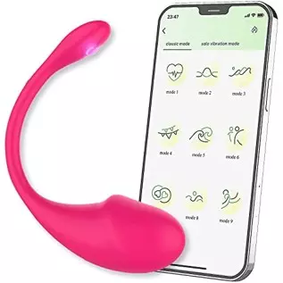 Pelvic Floor Trainer with APP 360° Flexible Silicone and Waterproof-Red