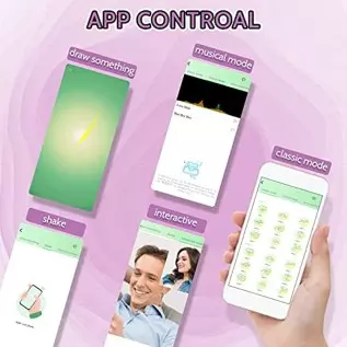 Clitoral G Spot Vibrator Adult Toys for Women with 8+9 Wiggling & Vibrating Stimulation Modes, Banenu APP Remote Control Couple 