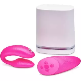 We-Vibe Chorus Couples Vibrator Remote & App Controlled Wearable Vibrating Smart Sex Toy for Him & Her, Purple