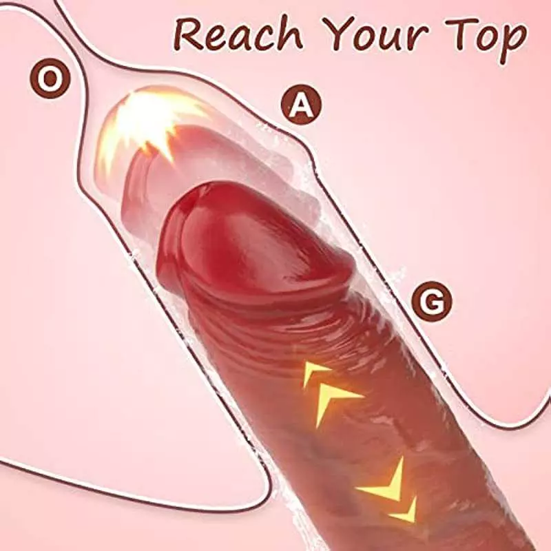 9 inch Thrusting Dildo Vibrator Sex Toys for Women, Vibrator Adult Sex Toys Realistic Vibrating Dildos with 3 Thrusting & Rotati
