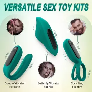 Vibrators Versatile Sex Toy Kits-Tracy's Dog Penis Rings, Panty Vibrator with Detachable Bullet Rechargeable, Wireless Vibrant f