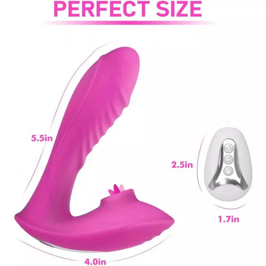 Remote Clitoral and G Spot Vibrator for Woman - Rechargeable Couples Vibrator Sex Toy, Anal Nipple Vaginal Stimulator with 10 Vi