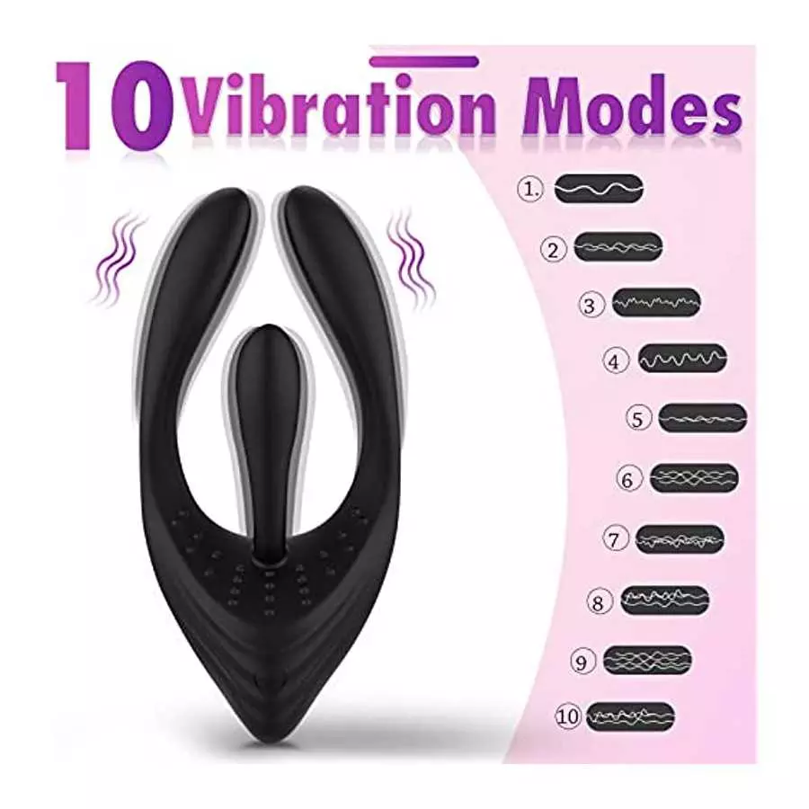 Clitorals Stimulator for Women, Tongue Clitoral Stimulation Sex Toy- Multivibrator and G-Spot Stimulator with 10 Powerful Vibrat